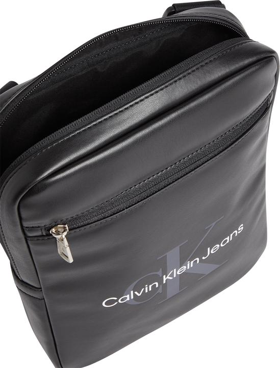 Produktbild Calvin Klein Herren Monogramm Soft Reporter22 Crossovers, Schwarz, One Size (100% Polyurethane)
