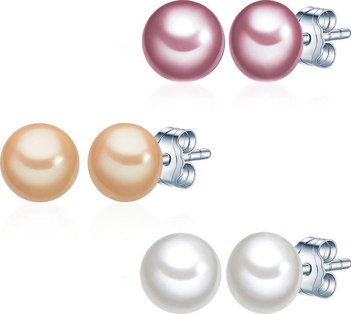 Actual product image Valero Pearls Ladies Sterling Silver Freshwater Cultured Pearls Silver - 15056 (925 silver)