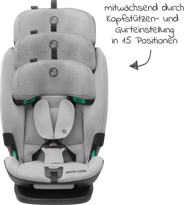 Produktbild Maxi-Cosi Titan Plus i-Size Authentic Grey (Kindersitz, ECE R129/i-Size Norm)