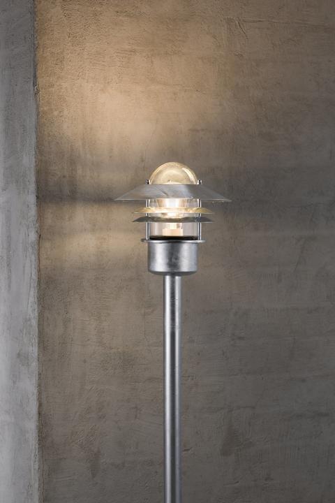 Actual product image Nordlux Blokhus, Floor lamp, Galvanized (E27, IP54)
