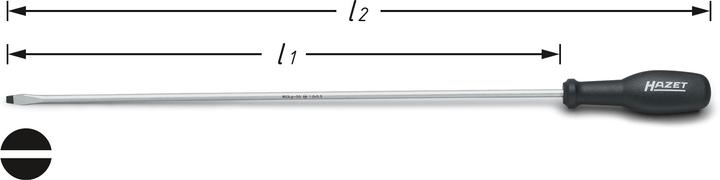 Immagine prodotto HAZET Giravite Trinamic 803LG-55 ∙ Profilo ad intaglio ∙ 1 x 5.5 mm (Viti con testa a intaglio)