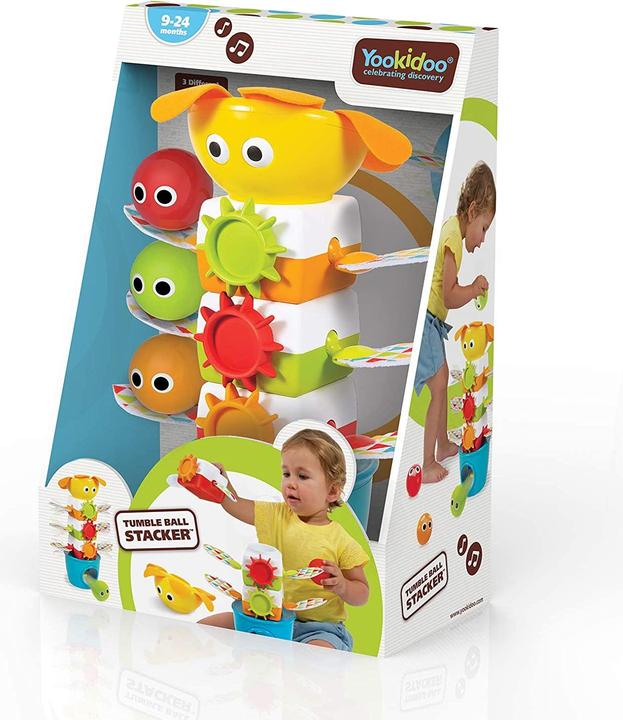 Actual product image Yookidoo Tumble Ball Stacker