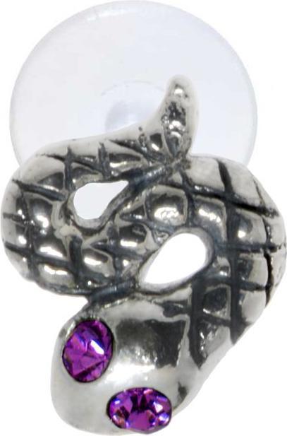 Bijouteria Ohrpiercing (Bioplast, Kristall, Silber 925)