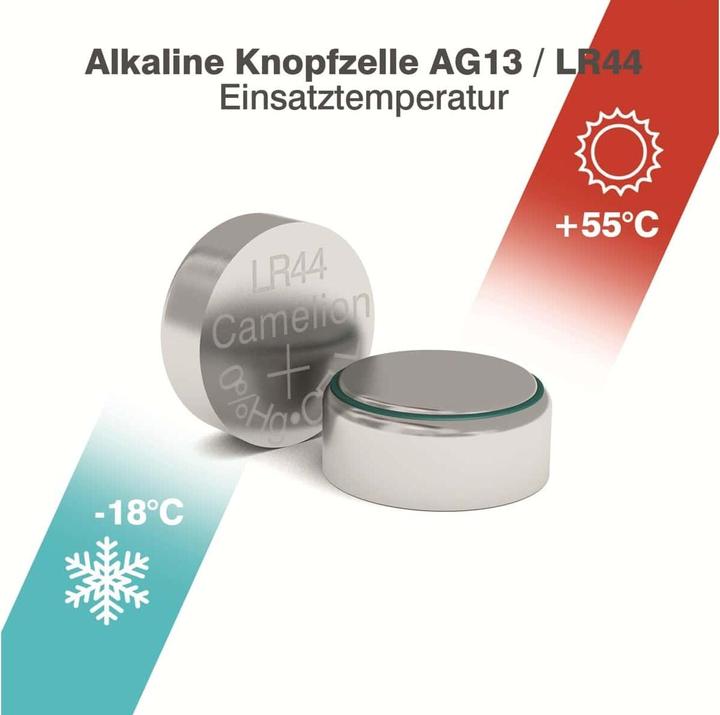 Immagine prodotto Camelion Alcalino (2 pz., LR44, 158 mAh)
