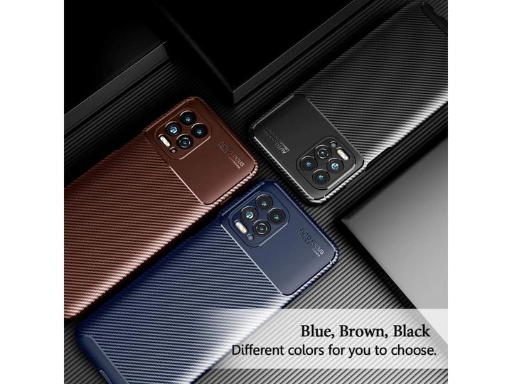 Immagine prodotto Screenguard Custodia Motorola Moto G100 Cover Carbon Design TPU (Motorola Moto G100)