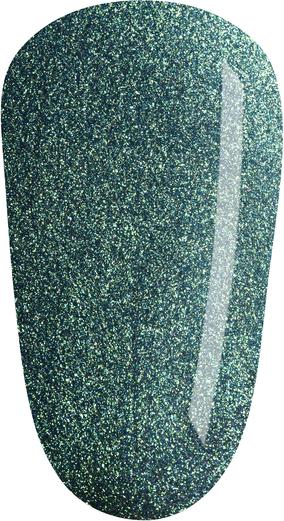 Actual product image CND Shellac UV Nail Polish Teal-Tricity No. 478 Turquoise Shimmer (Turquoise, UV gel varnish)