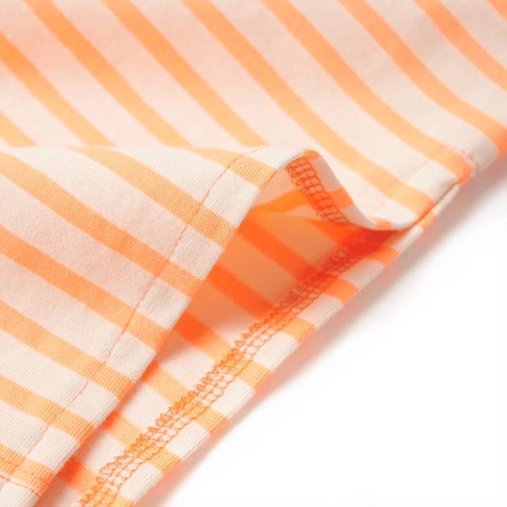 Produktbild VidaXL Kinderrock mit Streifen Gerade Neonorange 92,Material: 95 (92)
