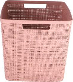 Actual product image Curver Jute cube storage basket 17L Rose Dawn (1 x, 27 x 27 x 28 cm)