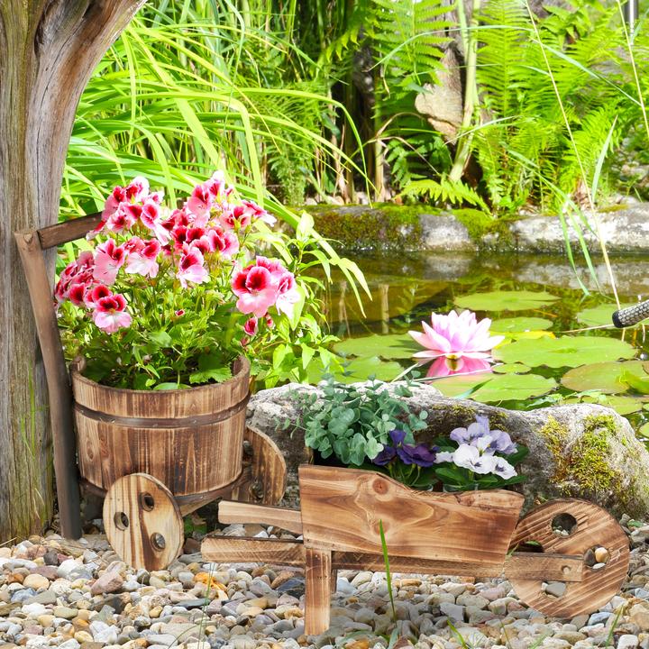 Produktbild Relaxdays Pflanzschubkarre (19 cm)