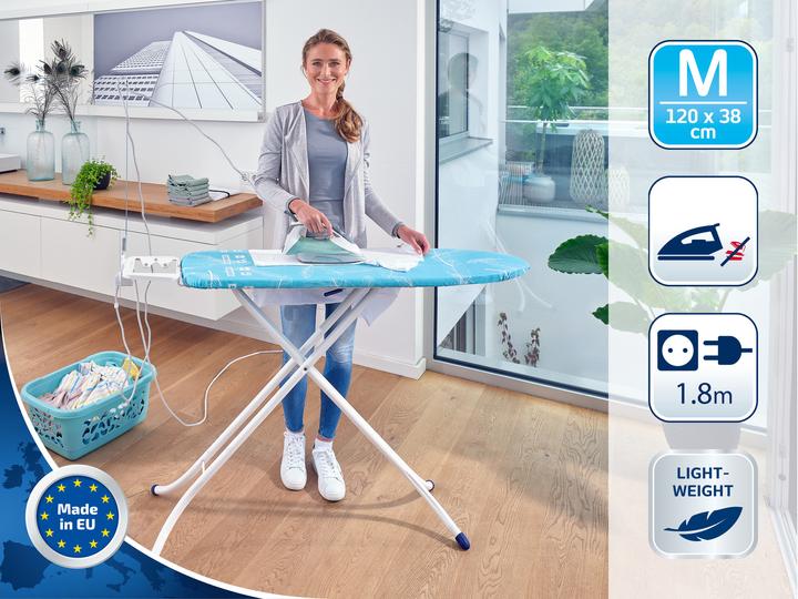 Immagine prodotto Leifheit Asse da stiro 'AirBoard M Compact Plus (120 x 38 cm)
