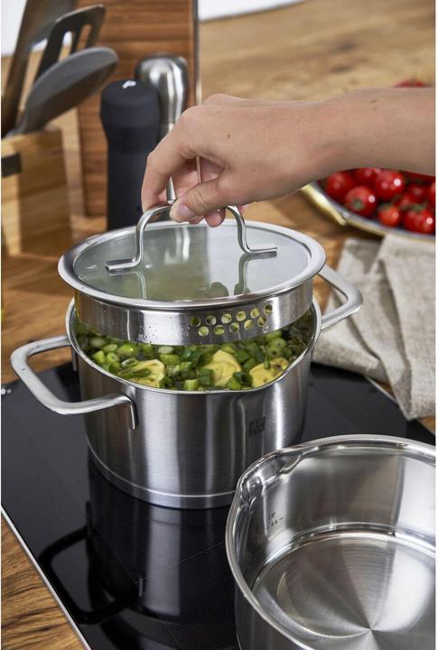Image du produit Zwilling 1009154 Ensemble de casseroles TrueFlow (24 cm, Ensemble de casseroles et de poêles de cuisson, Acier inoxydable)
