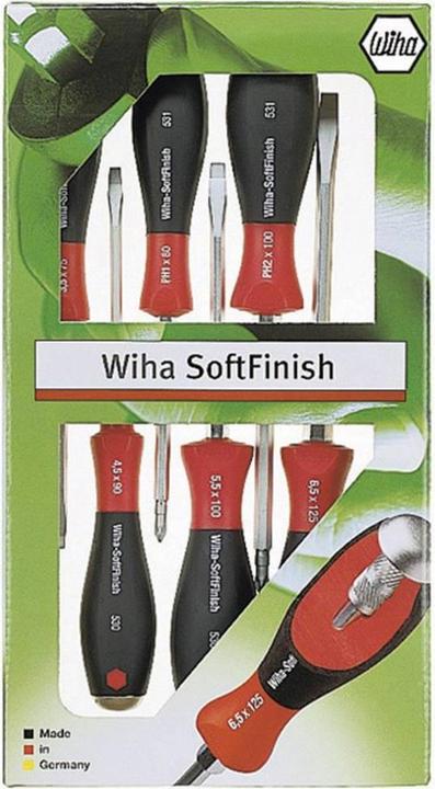 Produktbild Wiha SoftFinish (Schlitzschrauben, Phillipps-Kreuzschlitz (PH))