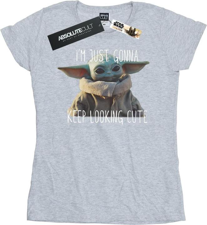 Produktbild Star Wars The Mandalorian Keep Looking Cute TShirt (L)