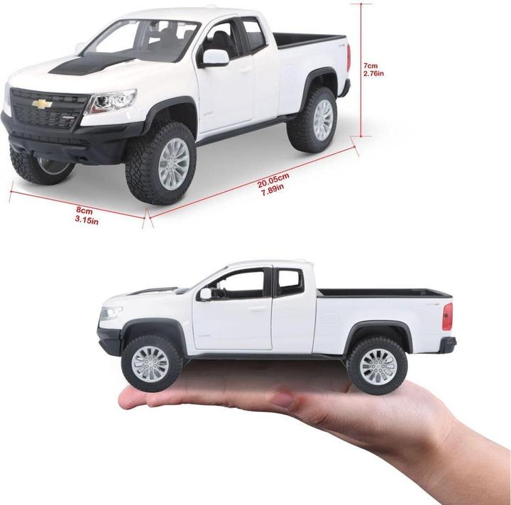 Image du produit Maisto Chevrolet Colorado ZR2 1/24 blanc