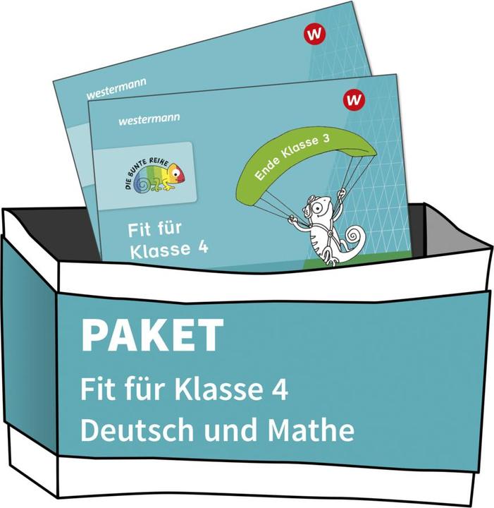 Produktbild DIE BUNTE REIHE - Deutsch/Mathematik. Paket Fit für Klasse 4 (Deutsch, 2022)