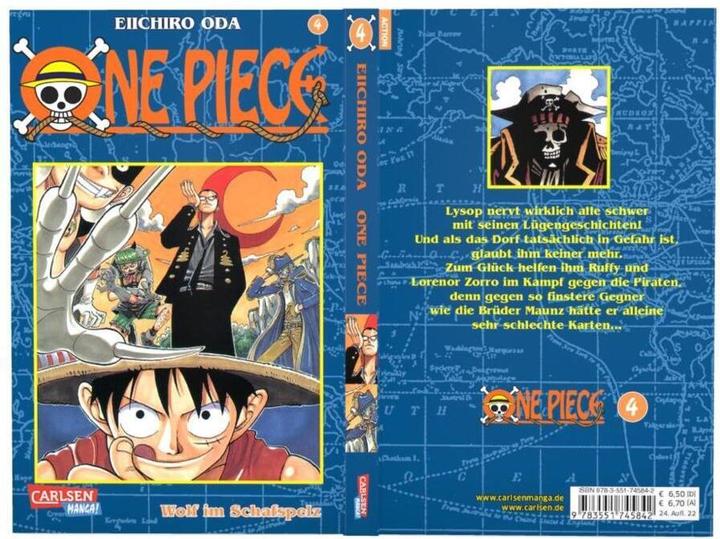 Produktbild One Piece, Band 4 (Deutsch, Eiichiro Oda, 2001)