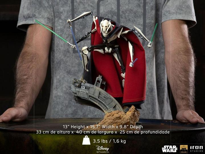 Actual product image Iron Studios Star Wars - General Grievous Statue Deluxe Art