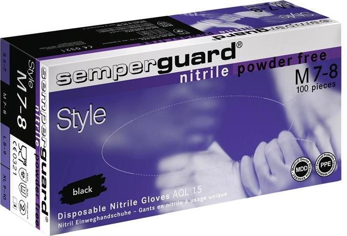 Produktbild Semperguard Einweg-Nitril-Handschuh (7, 8, M)