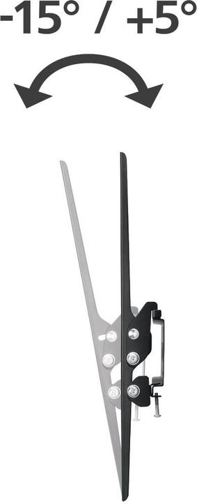 Produktbild Hama TV-Wandhalterung, neigbar, 191 cm (75") bis 40 kg (Wand, 75", 40 kg)