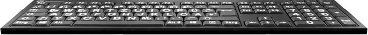 Produktbild Logickeyboard XL Print PC Slim Line NERO (DE, Kabelgebunden)