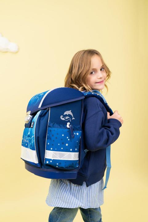 Actual product image Belmil CLASSY Schulrucksack-Set Dolphins (19 l)