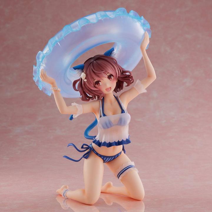Actual product image Union Creative Original Character statuette PVC Nia: Swimsuit Ver. Illustration by Kurehito Misaki 21 cm