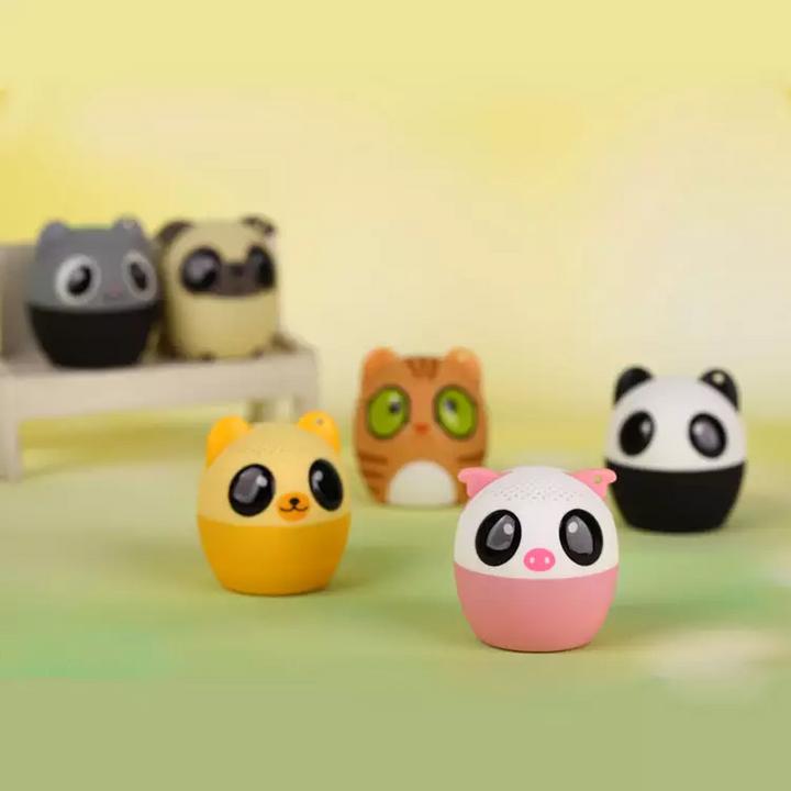 Image du produit PhoneLook Mini enceinte speaker portable légère avec Bluetooth sans fil en forme d’animal Chat (6 h, Fonctionnement sur secteur)