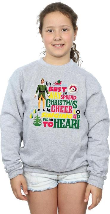Immagine prodotto Elf Christmas Cheer Felpa Ragazze (140, 146)
