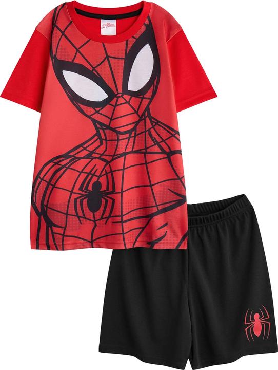 Actual product image Spiderman Boys Face Short Pyjama Set (110)