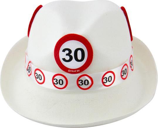 Actual product image Folat 30-year-old street trilby hat white