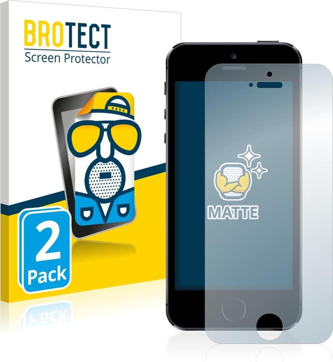 Immagine prodotto BROTECT Pellicola protettiva antiriflesso opaca (2 Pezzo/i, Apple iPhone 5s)