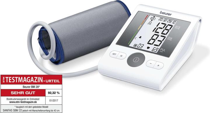 Beurer Upper arm blood pressure monitor BM 28 (Blood pressure monitor upper arm)