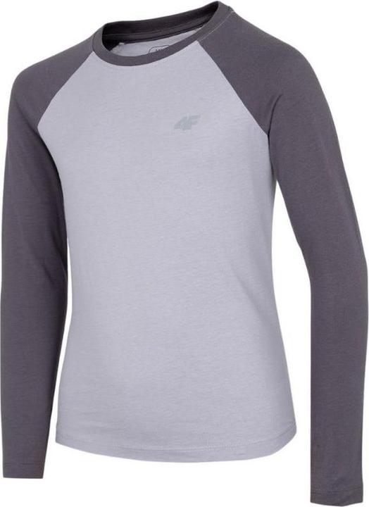 Produktbild 4F T-Shirt für Mädchen dunkelgrau HJZ22 JTSDL001 23S (140cm) (23)