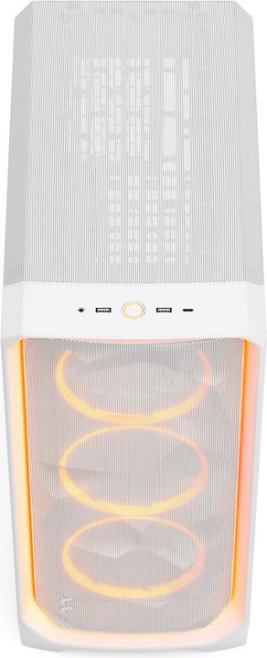Produktbild Fractal Meshify 3 Ambience Pro RGB Clear Tint White (E-ATX, ATX, mATX, Mini-ITX)