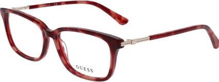 Actual product image Guess Women's Eyeglass Frame GU2907-F-55071 Bordeaux Havana 50/15/140