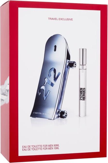 Carolina Herrera 212 Men Heroes Forever Young EDT 90 ml + EDT MINI 10 ml (uomo) (Eau de toilette, 90 ml)