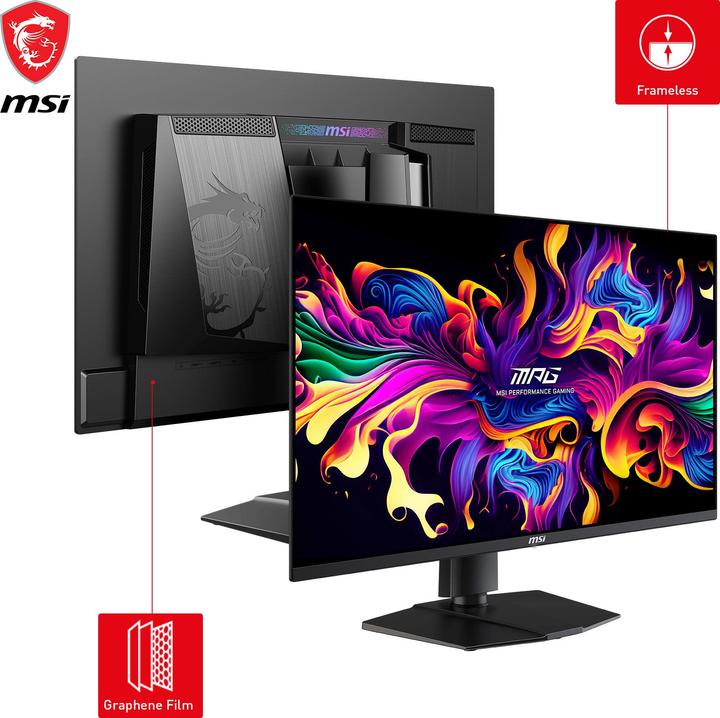 Actual product image MSI MPG 271QRXDE QD-OLED (2560 x 1440 pixels, 26.50")