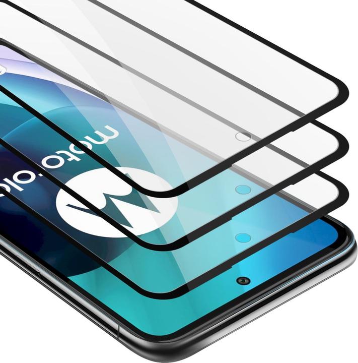 Produktbild Cadorabo Vollbild Displayschutzglas (3 Stück, Motorola Moto G71 5G)