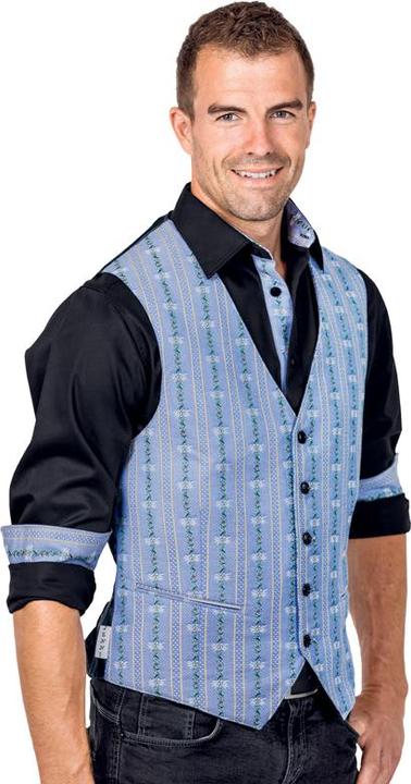 Actual product image Jenni Hemden Herrenhemd Uni Kontraststoff (4XL)