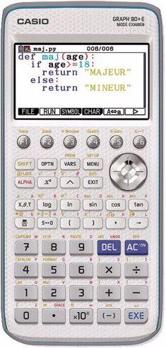Image du produit Casio Calculatrice graphique Graph 90+E, mode examen