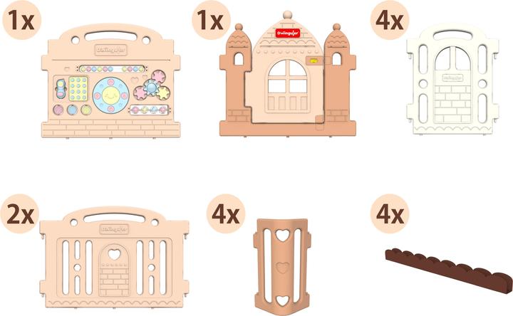 Actual product image Dwinguler Castle (150 cm, 240 cm)