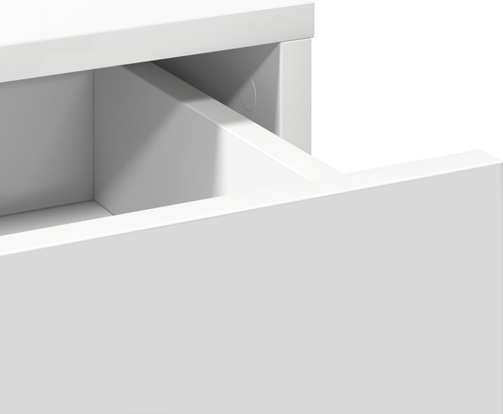 Image du produit VidaXL Coiffeuse Blanc MDF 100 x 41 x 140 cm Coiffeuse