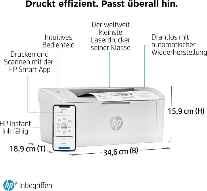 Image du produit HP LaserJet M110we (Laser, Noir et blanc)