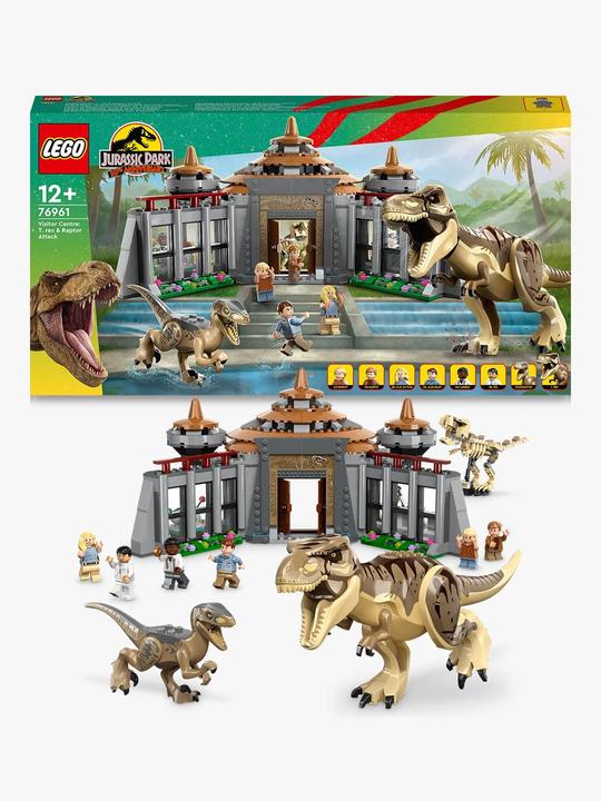 Actual product image LEGO Attack of the T. rex and the raptor on the visitor centre (76961, LEGO Jurassic World)