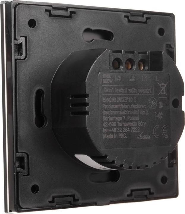 Actual product image Maclean Touch switches, light switches, cross switches, wall switches, step switches with colour change
