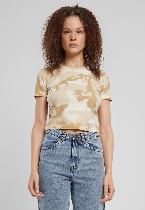 Image du produit Urban Classics Tee Cropped Camo pour femme - 137885 (3XL)