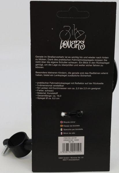 Image du produit OSMA Miroir vélo Bike Lovers avec support