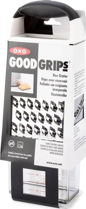 Actual product image OXO 4-sided grater with collection container