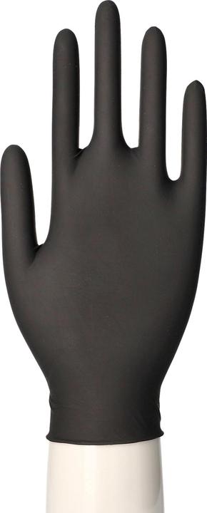 Actual product image Papstar Disposable gloves Medi-Inn® PS Latex Black, for left & right, powder-free, non-sterile, live... (XL)