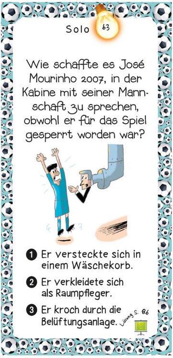 Actual product image The Junior Football Quiz (German)